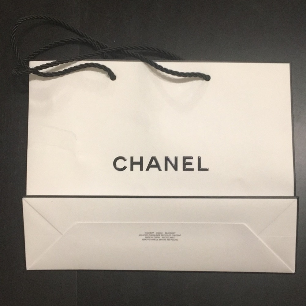 Chanel paper gift bag